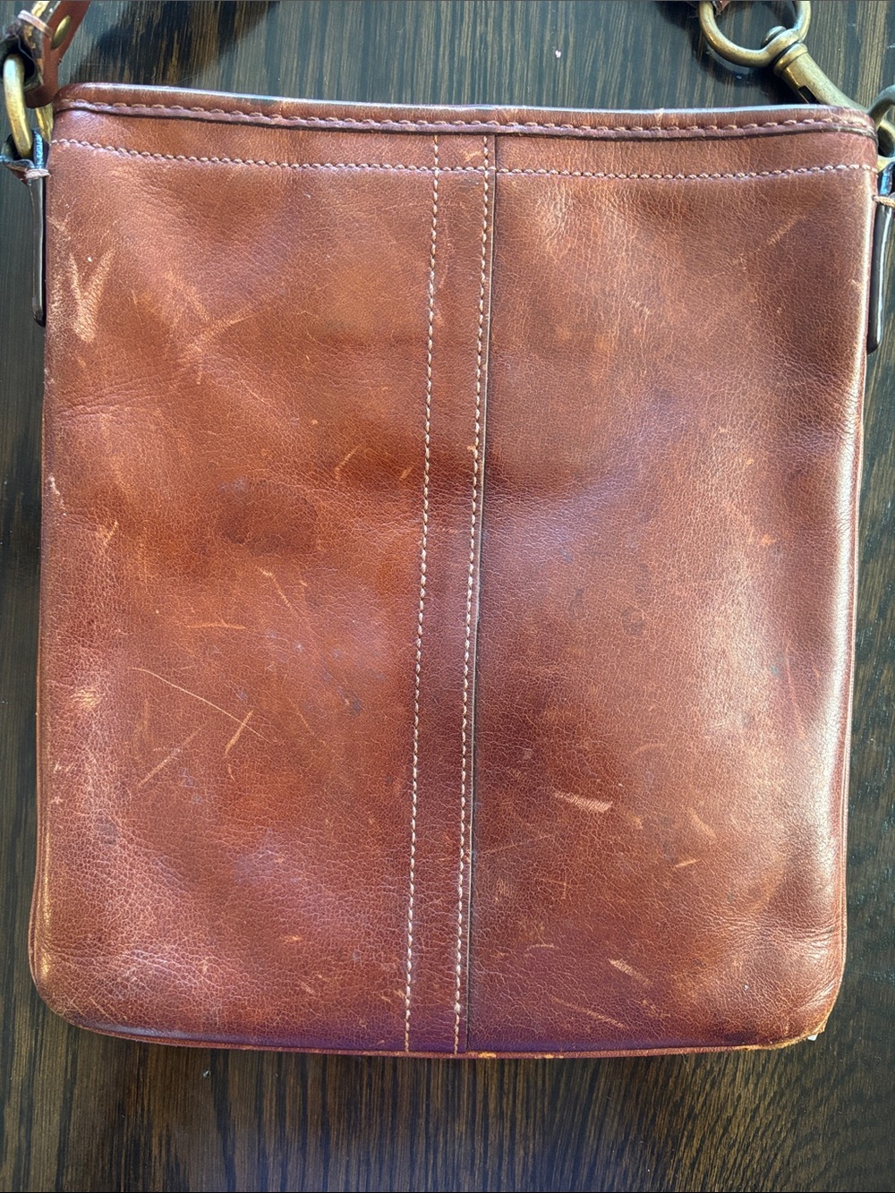 Vintage Coach Legacy Leather Crossbody Bag Brown Saddlebag Purse 41004 - Picture 3 of 12